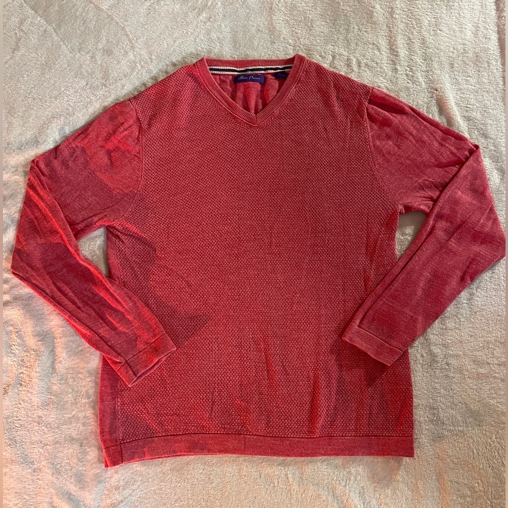 Alan Flusser long sleeve cashmere sweater